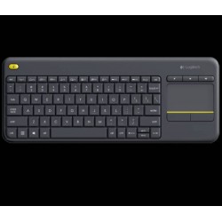 Logitech K400 Plus Wireless Touch Keyboard Black US...