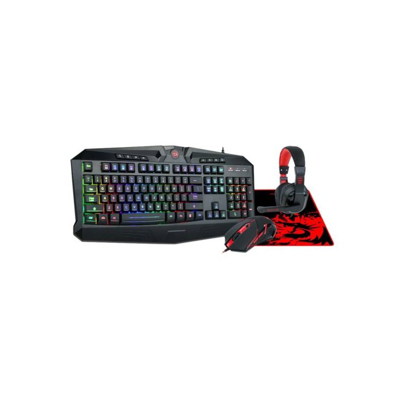 Redragon S101-BA Gaming Combo 4 in 1 Black/Red HU (S101-BA-1)