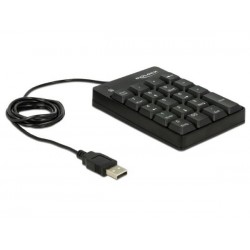DeLock USB Key Pad 19 keys Black (12481)
