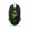 Esperanza MX209 Claw Wired mouse Black/Green (EGM209G)