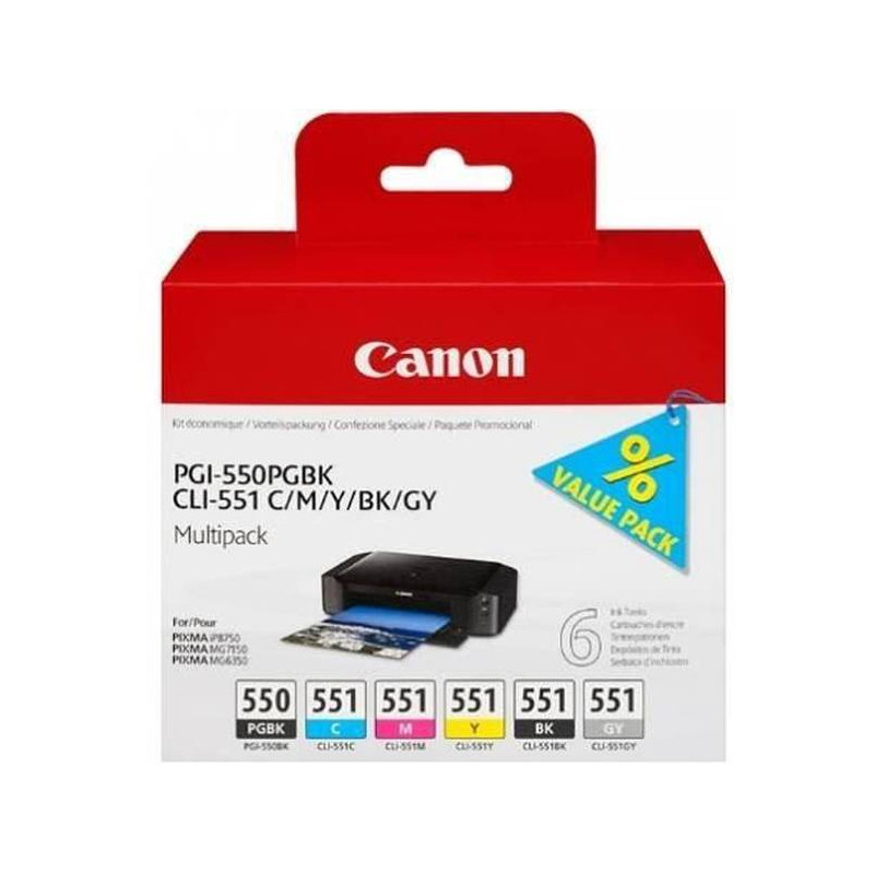 Canon PGI-550/CLI-551 Multipack (6496B005)