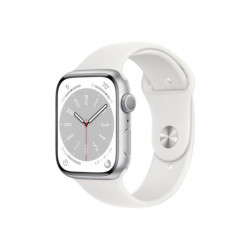 Apple Watch Series 8 GPS 45mm Silver Aluminium Case with...