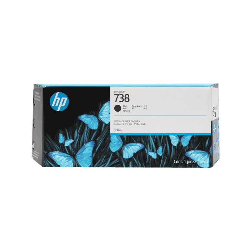 HP 498N8A (738) Black 