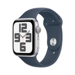 Apple Watch SE3 GPS 44mm Silver Alu Case with Storm Blue...