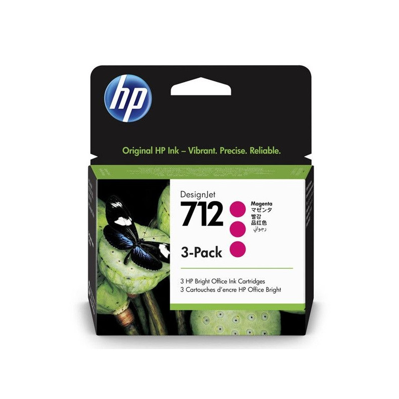 HP 3ED78A (712) Magenta 3-set