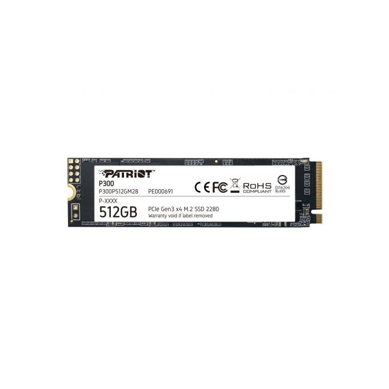 Patriot 512GB M.2 2280 NVMe P300 (P300P512GM28)