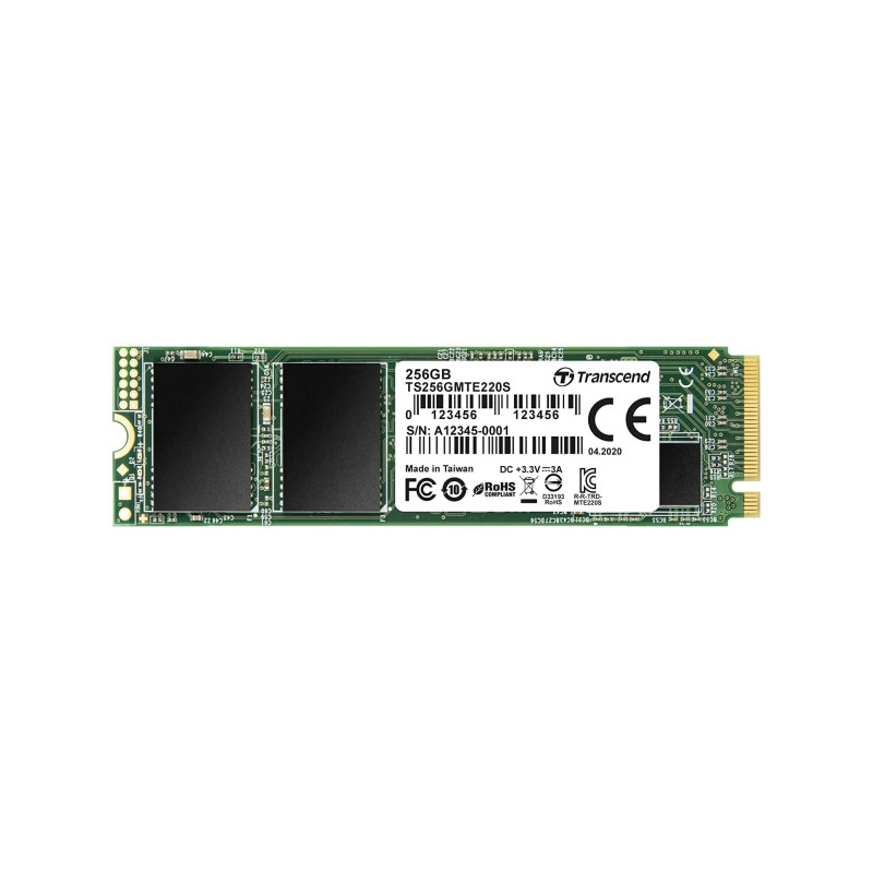 Transcend 256GB M.2 2280 NVMe (TS256GMTE220S)