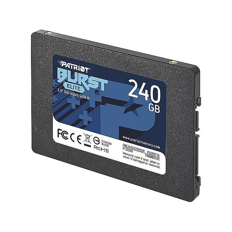 Patriot 240GB 2,5" SATA3 Burst Elite (PBE240GS25SSDR)