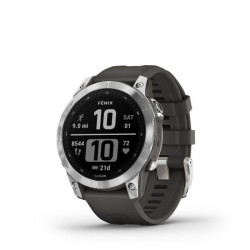 Garmin fenix 7 Silver with Graphite Band (010-02540-01)