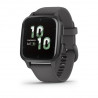 Garmin Venu Sq 2 Slate Aluminium Bezel with Shadow Grey Case and Silicone Band (010-02701-10)