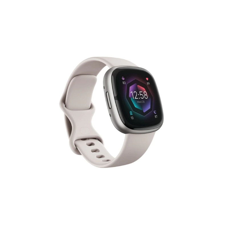 Fitbit Sense 2 Lunar White/Platinum Aluminum (FB521SRWT)