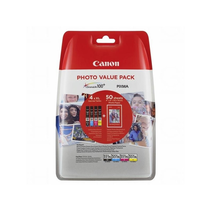 Canon CLI-551XL Multipack (6443B006)