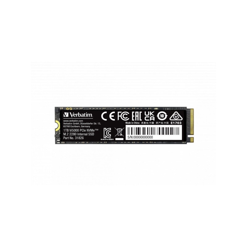 Verbatim 1TB M.2 2280 NVMe Vi5000 (31826)