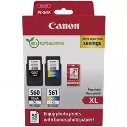 Canon PG-560 XL + CL-561 XL Multipack + Photo Paper Value...