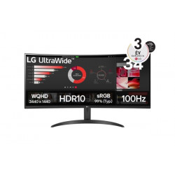 LG 34" 34WR50QK-B LED Curved (34WR50QK-B.AEU)