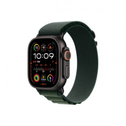 Apple Watch Ultra 2 v2 Cellular 49mm Black Titanium Case with Dark Green Alpine Loop L (MX4T3)