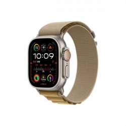 Apple Watch Ultra 2 v2 Cellular 49mm Natural Titanium Case with Tan Alpine Loop S (MX4E3)