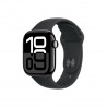 Apple Watch S10 Cellular 42mm Jet Black Alu Case with Black Sport Band S/M (MWX63)