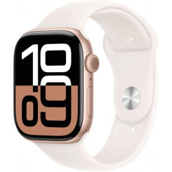 Apple Watch S10 Cellular 46mm Rose Gold Alu Case with Light Blush Sport Band S/M (MWY63)