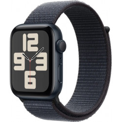 Apple Watch SE2 v3 GPS 44mm Midnight Alu Case with Ink Sport Loop (MXEP3)