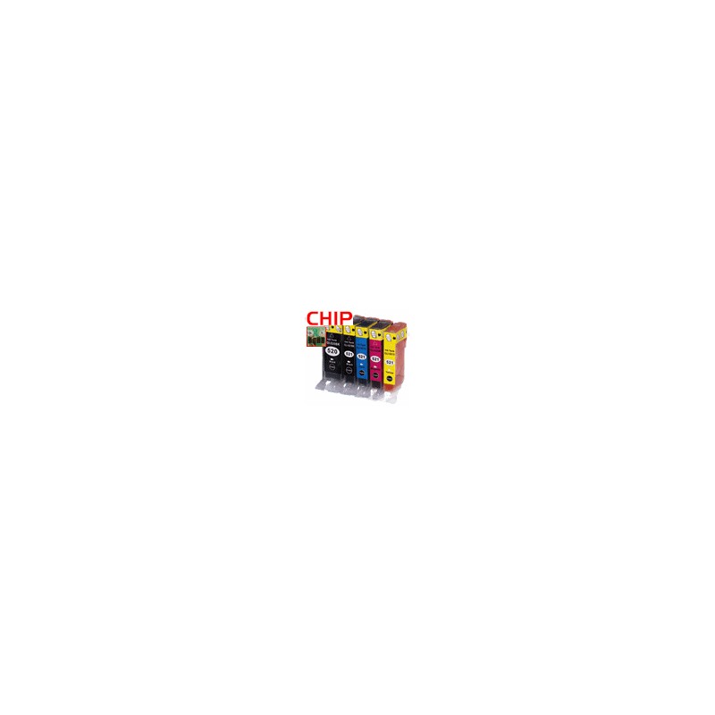 PGI-520BK/CLI-521BKCMY CHIP Bundle utángyártott patron PGI-520BK/CLI-521BKCMY CHIP Bundle utángyártott patron