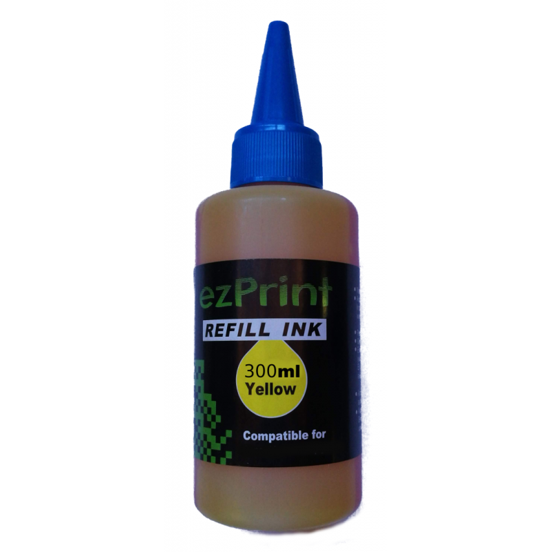 Tinta sárga 300ml (HP/Lex/Canon/Brother)
