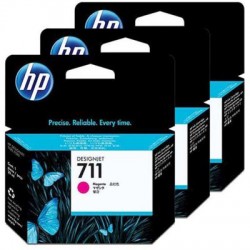 HP CZ135A (711) Magenta 3-pack tintapatron