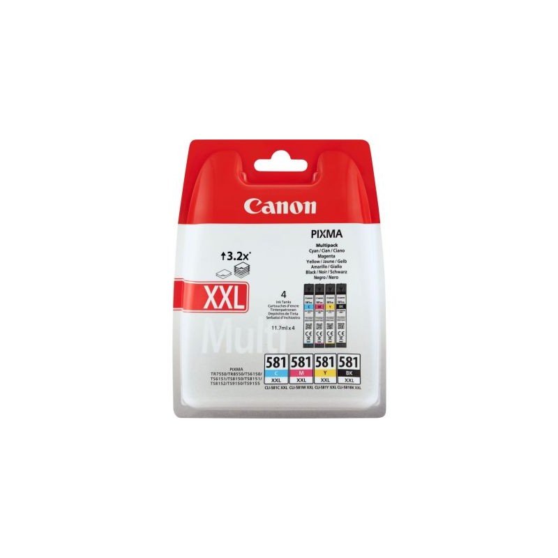 Canon CLI-581 XXL Photo Value Pack (1998C005)