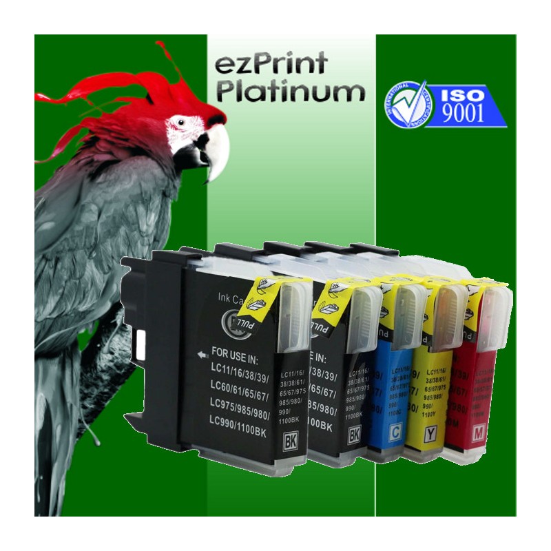 Multipack ezPrint LC980 LC1100 BK + C+M+Y