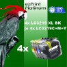 4-4x ezPrint LC3219 XXL BK + C+M+Y Multipack 