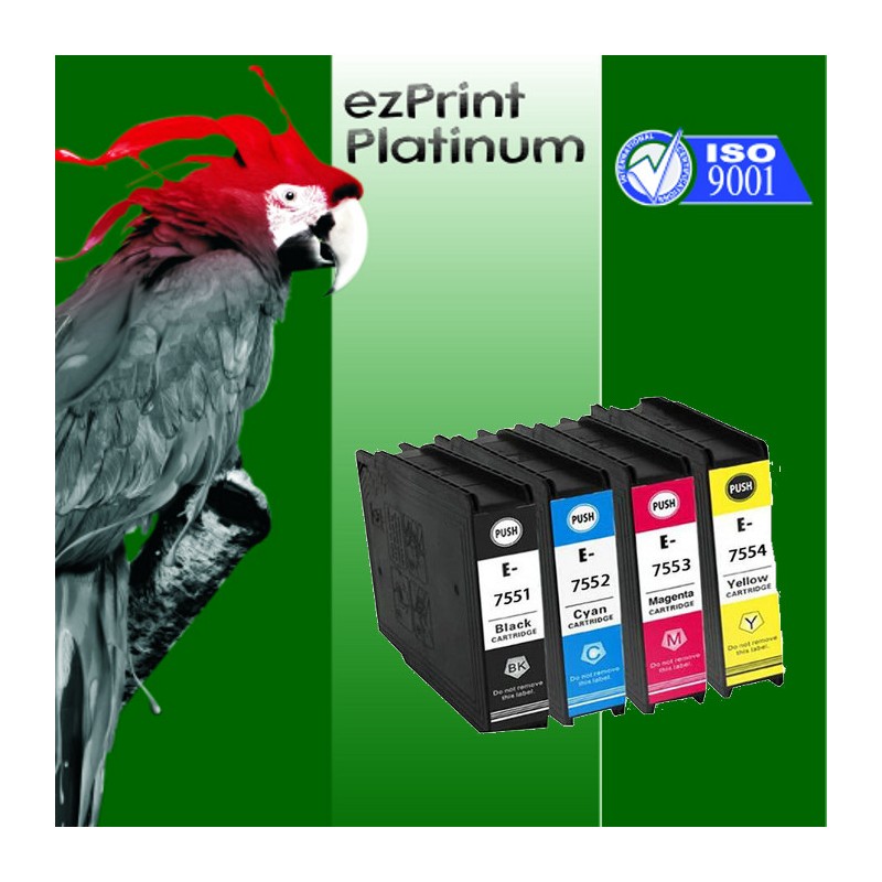 4x  Multipack ezPrint T7551 - 4