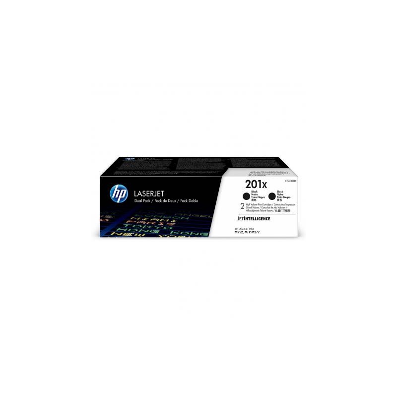 HP CF400XD (201X) 2-pack Black toner