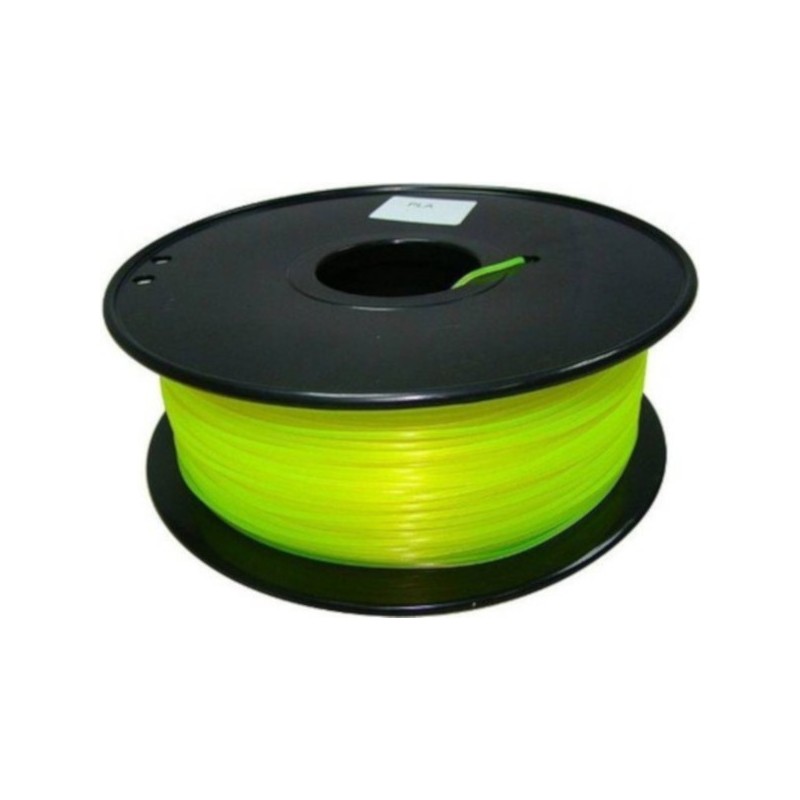 3D Filament 1,75 mm PLA FLUORES fluoreszkáló sárga 1000g 1kg