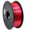 3D Filament 1,75 mm polymer silk selyem piros 1000g 1kg