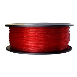 3D filament 1,75 mm PLA csillogó átlatszó piros 1000g 1kg