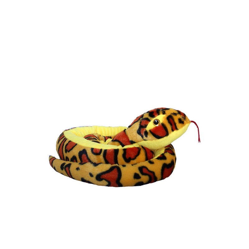 Plüss kígyó sárga 200cm